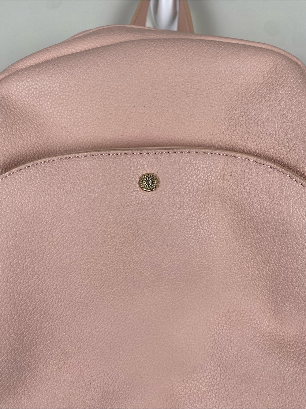 Lauren Conrad Pink Faux Leather Backpack - Picture 3 of 8